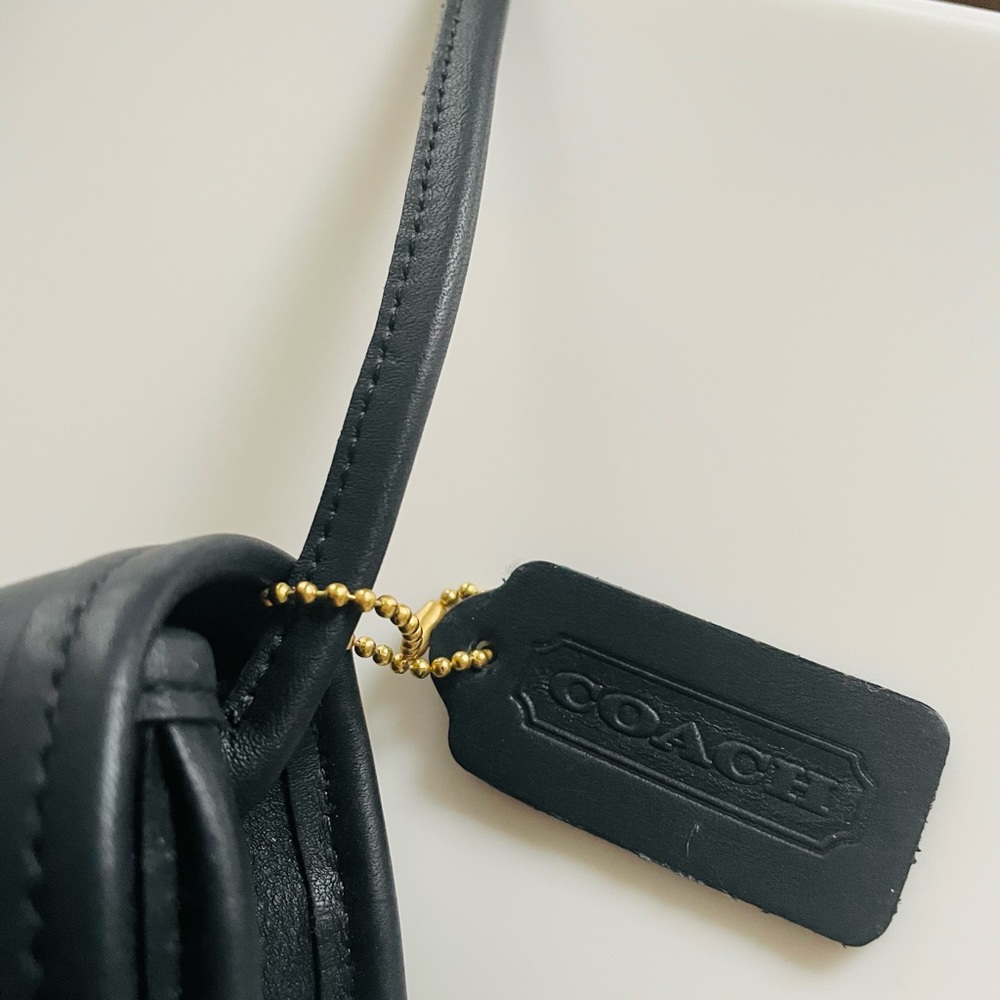 Coach vintage, NEW navy blue crossbody vintage satchel - Picture 3 of 9